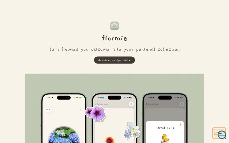 Screenshot of flormie
