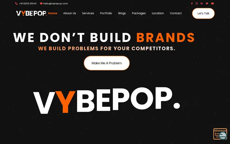 Screenshot of Vybepop
