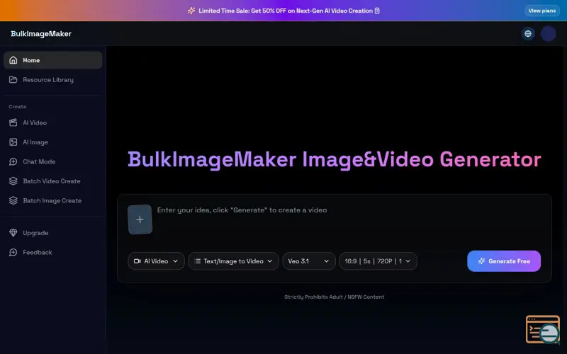 Screenshot of BulkImageMaker