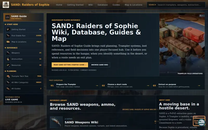 Screenshot of SAND: Raiders of Sophie Guide