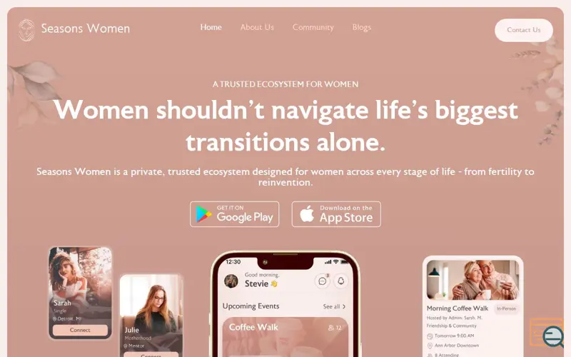 Screenshot of Seasons Women