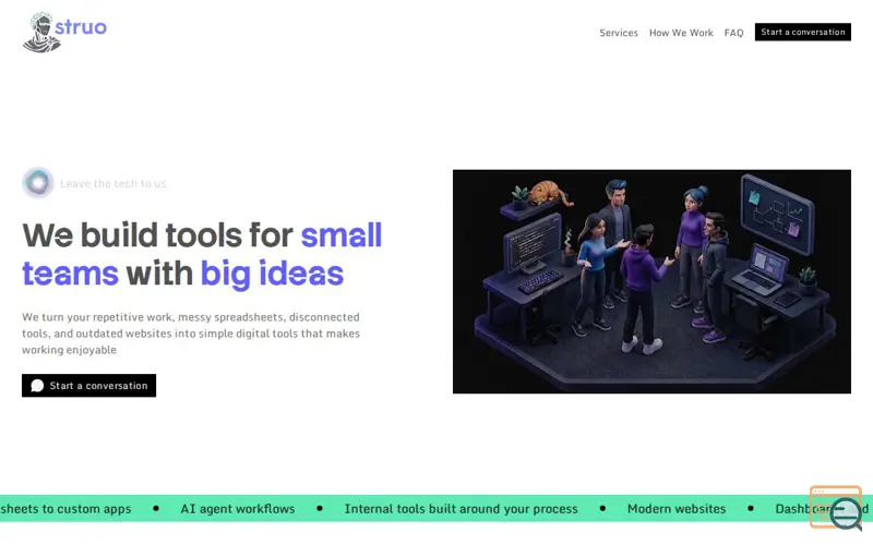 Screenshot of Struo