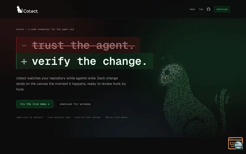 Screenshot of Cotect
