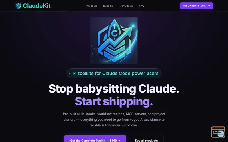 Screenshot of ClaudeKit