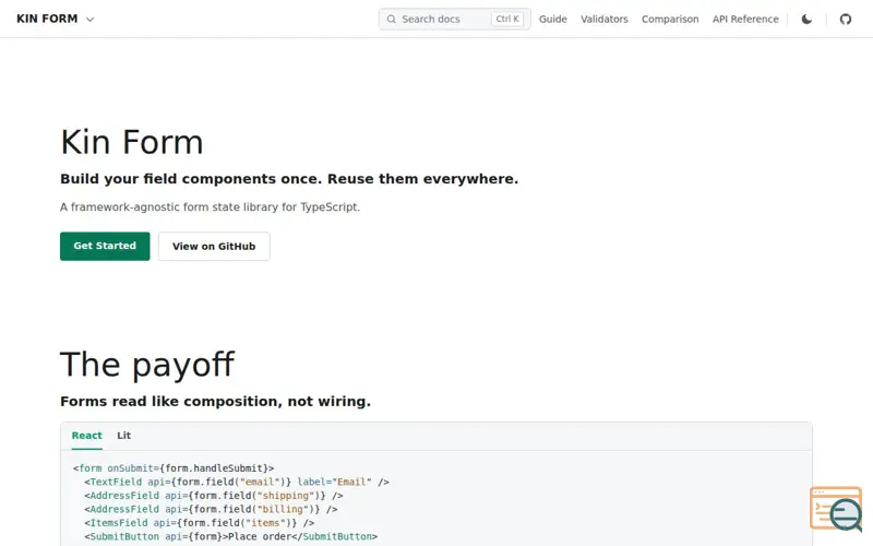Screenshot of Kintools