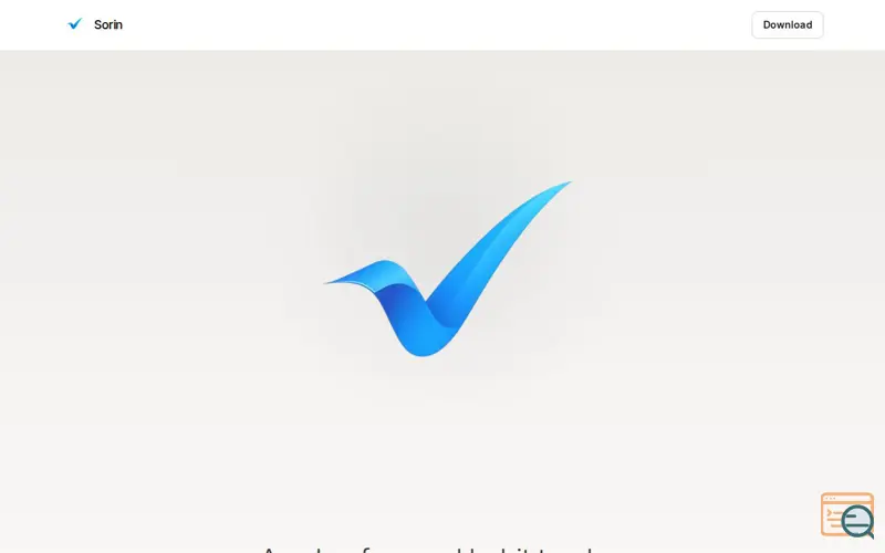 Screenshot of Sorin Habit Tracker