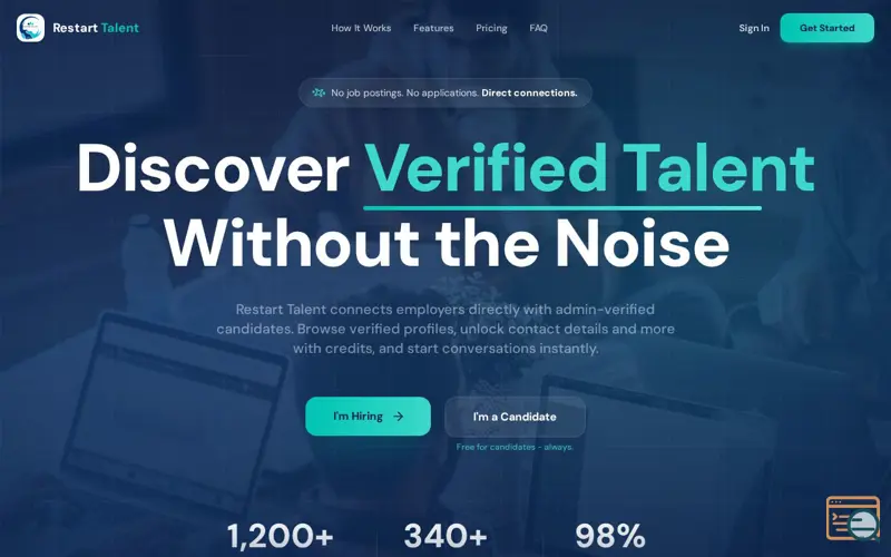 Screenshot of Restart Talent