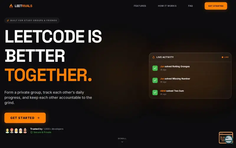 Screenshot of LeetRivals