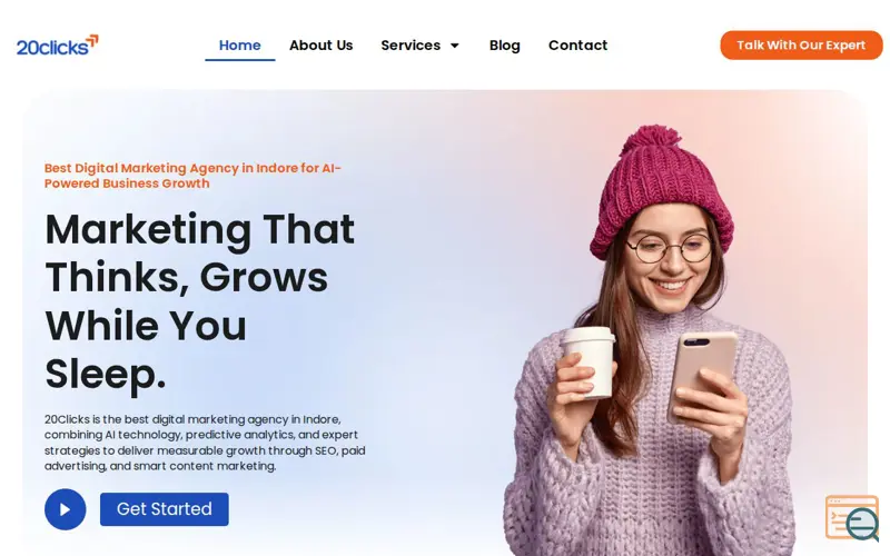 Screenshot of 20Clicks 