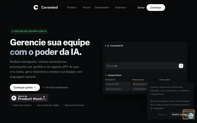 Screenshot of Cavemind