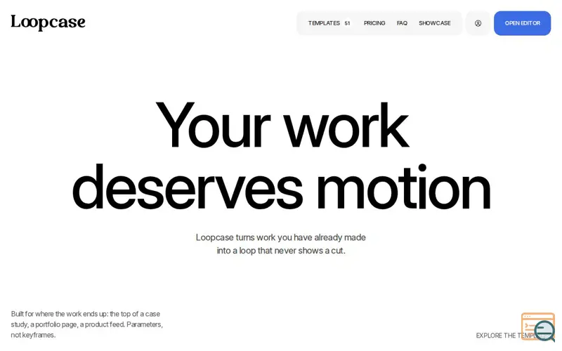 Screenshot of Loopcase