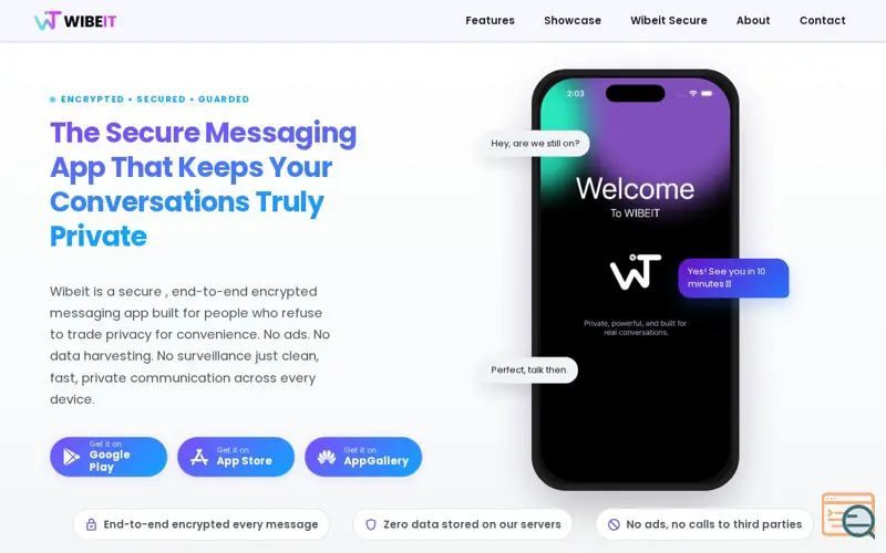 Screenshot of WibeIT