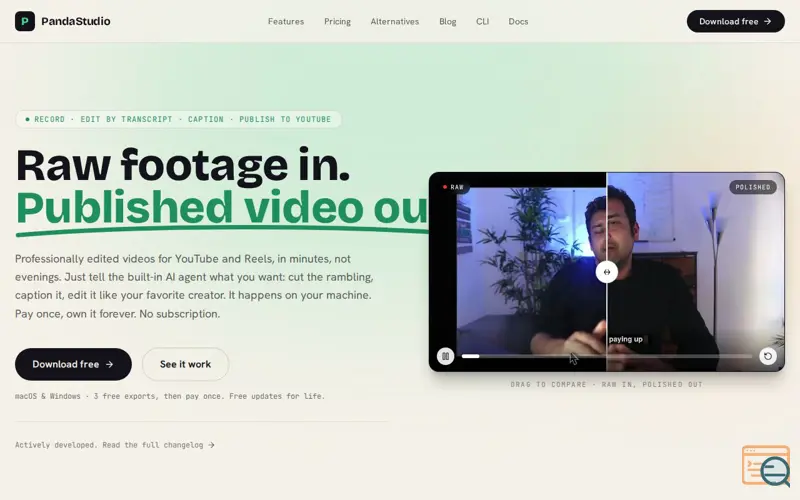 Screenshot of WritePanda - Studio