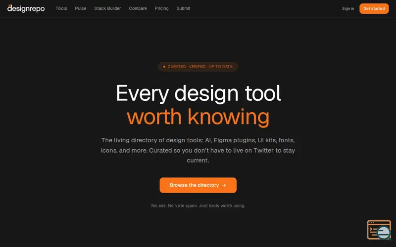 Screenshot of Designrepo