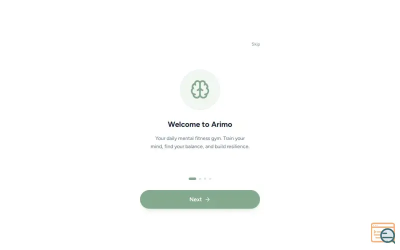 Screenshot of Arimo
