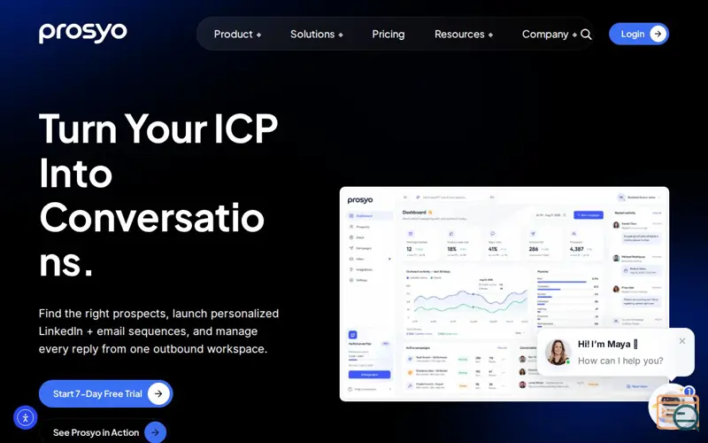 Screenshot of Prosyo