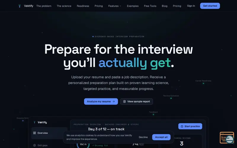 Screenshot of Vektify