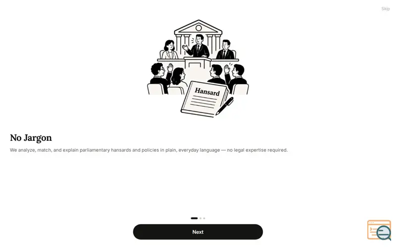 Screenshot of Dewan AI