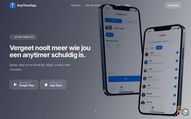 Screenshot of AnyTimerApp
