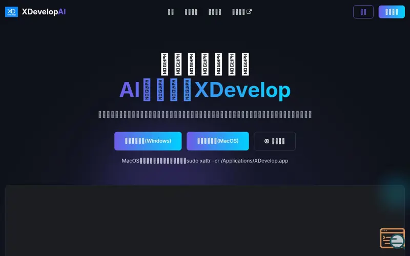 Screenshot of XDevelop