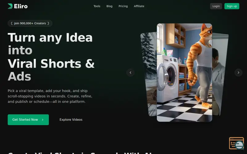 Screenshot of Eliro