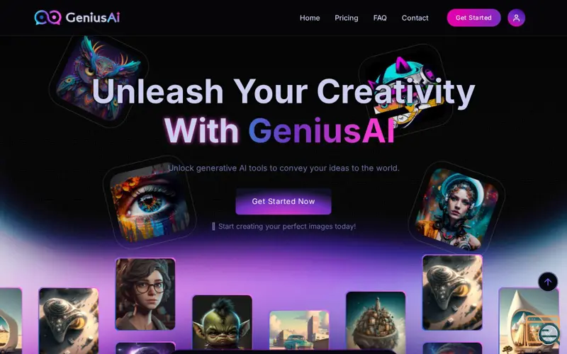 Screenshot of GeniusAI