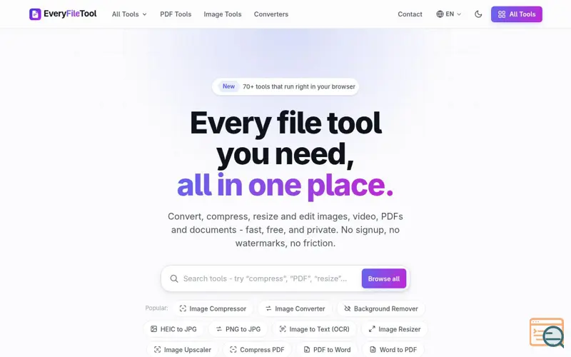 Screenshot of EveryFileTool