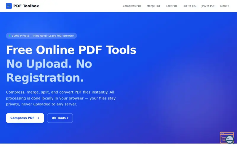 Screenshot of PDF Toolbox