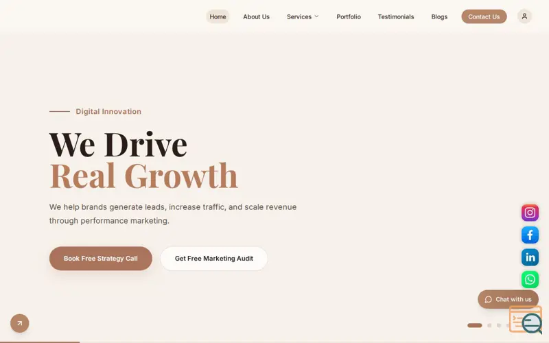Screenshot of Media Wagon, a launch using Hostify
