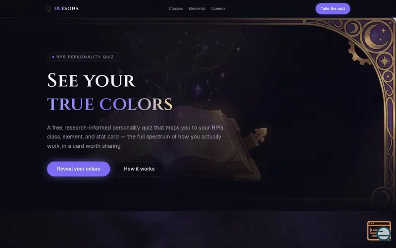 Screenshot of Huesona