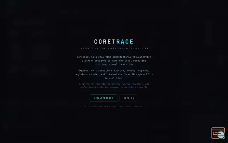 Screenshot of Coretrace