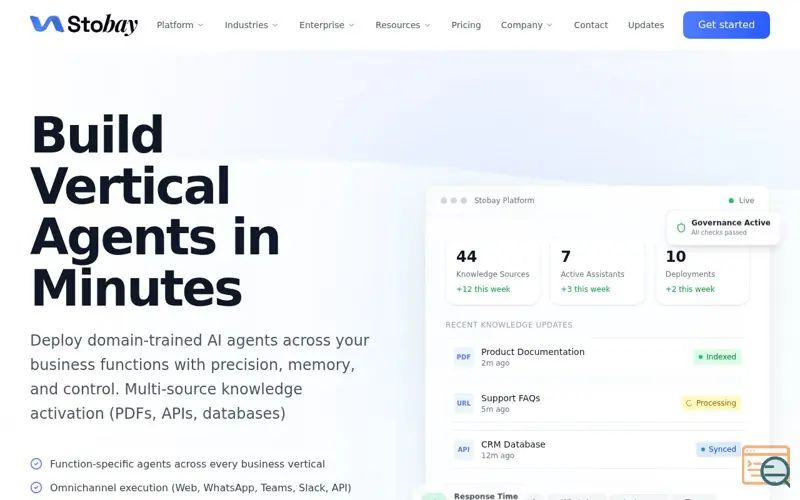 Screenshot of Stobay.ai