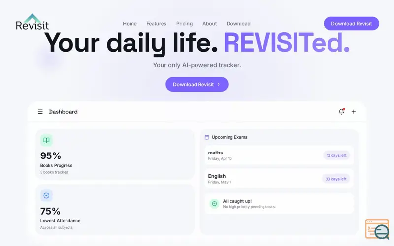 Screenshot of Revisit
