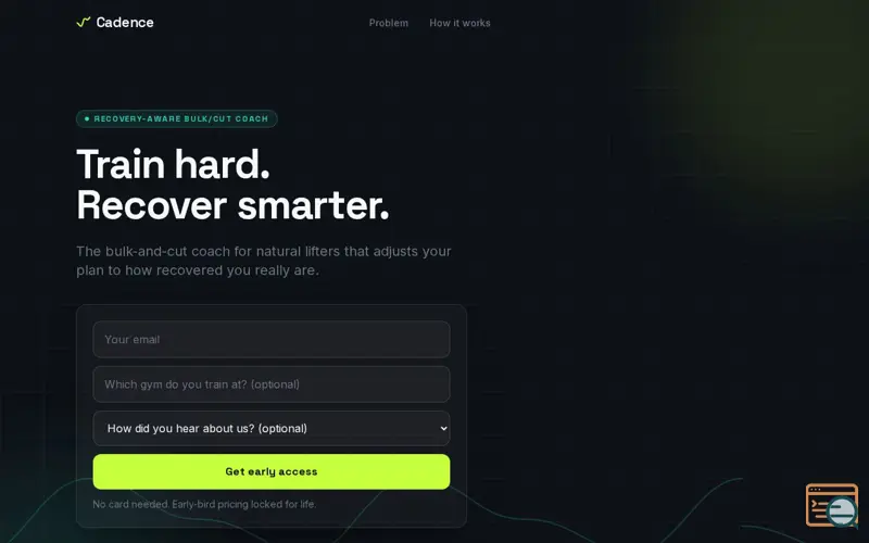 Screenshot of Cadence