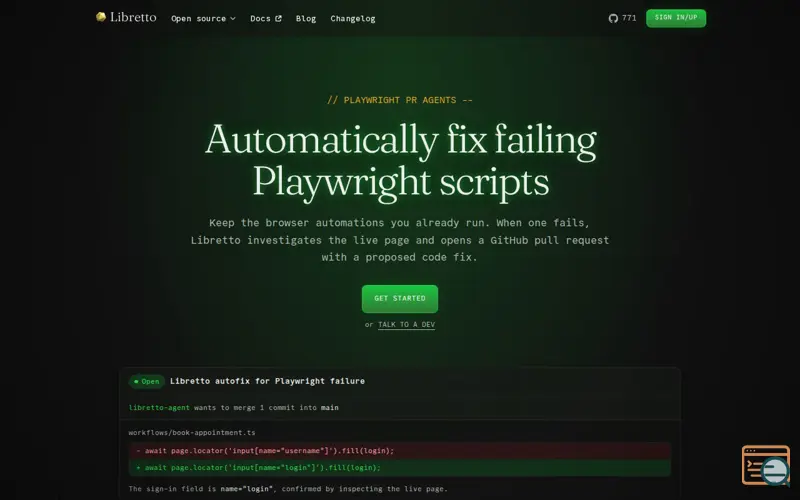 Screenshot of Libretto PR agents, a launch using Fathom