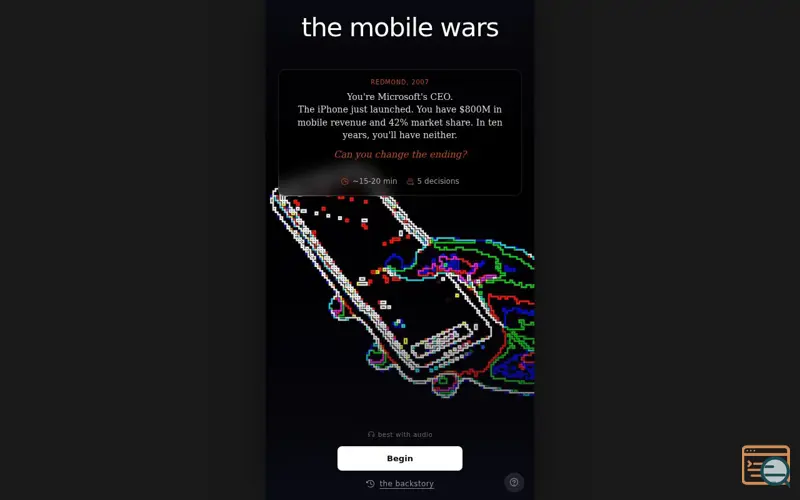 Screenshot of The Mobile Wars