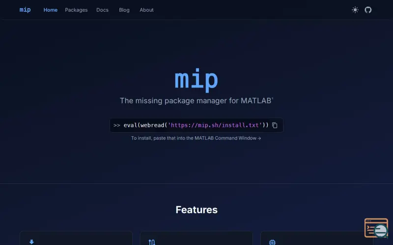 Screenshot of mip