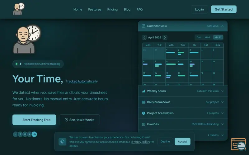 Screenshot of Temporal.ist
