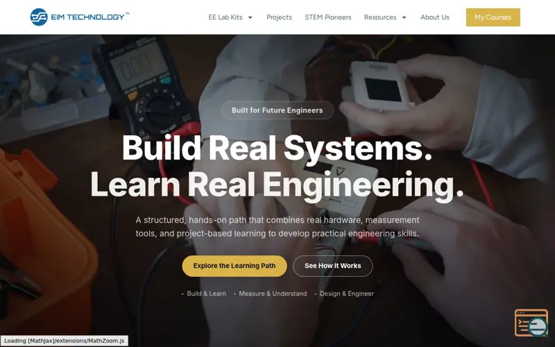 Screenshot of EIM Technology