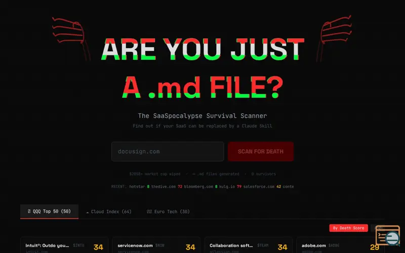 Screenshot of Death by Clawd