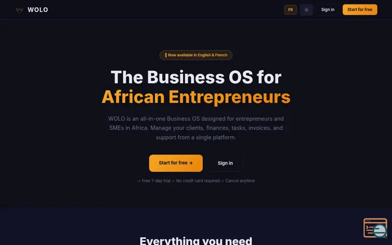 Screenshot of WOLO