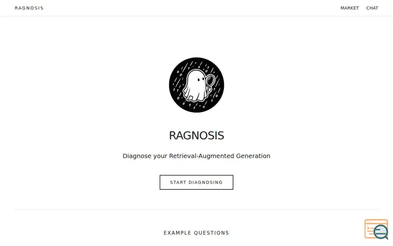 Screenshot of RAGnosis