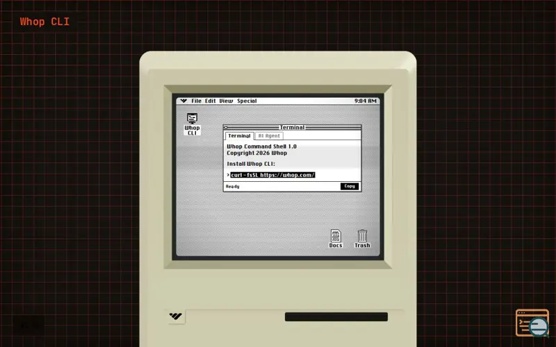 Screenshot of Whop CLI
