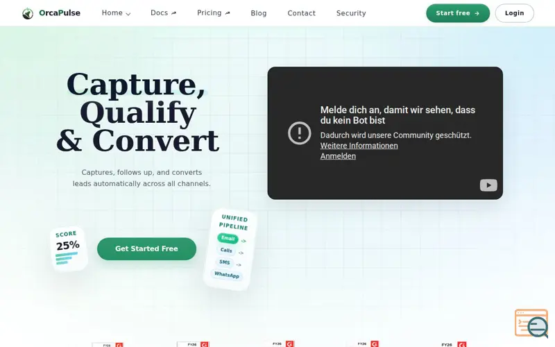 Screenshot of OrcaPulse