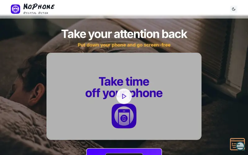 Screenshot of NoPhone - micro dosed digital detox