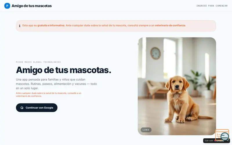 Screenshot of Cuidados-integral-mascotas