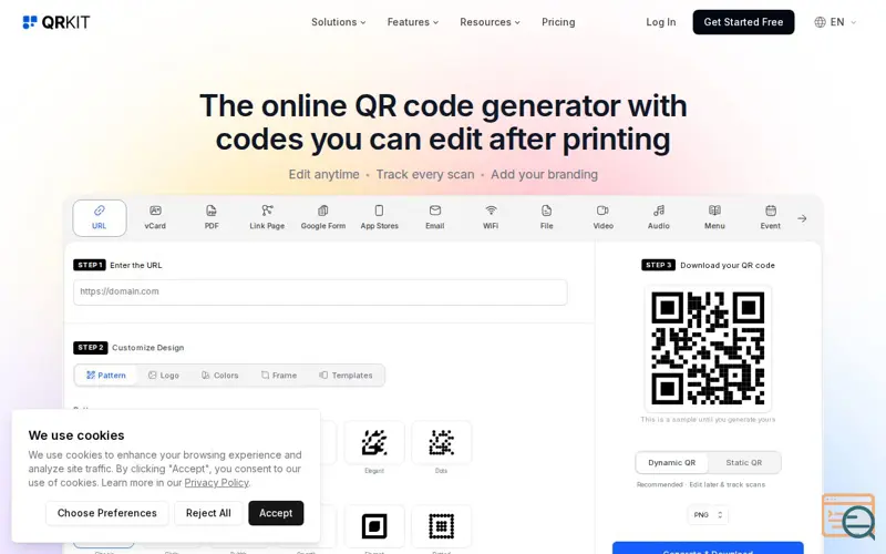 Screenshot of QRKit