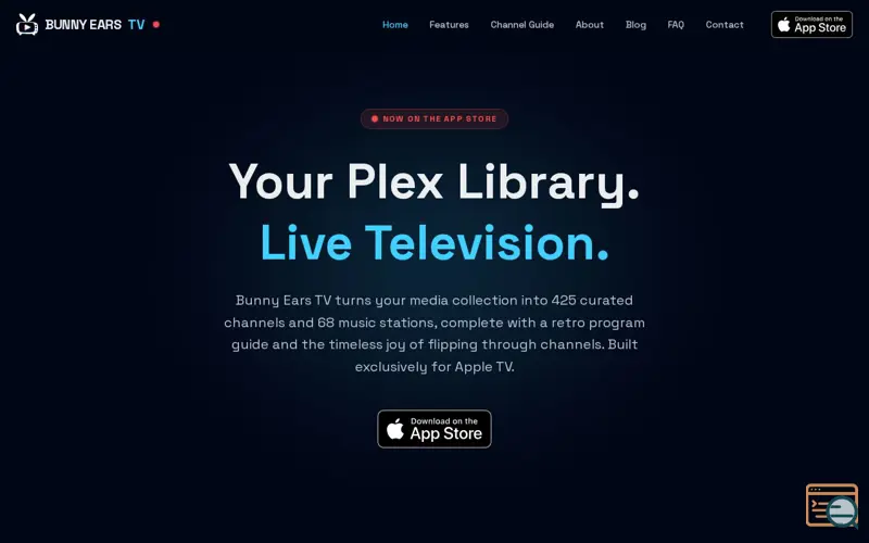 Screenshot of Bunny Ears TV