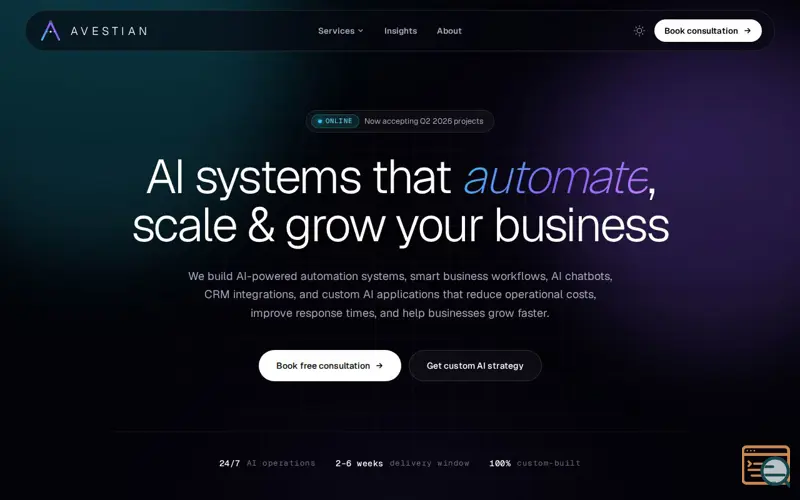 Screenshot of Avestian