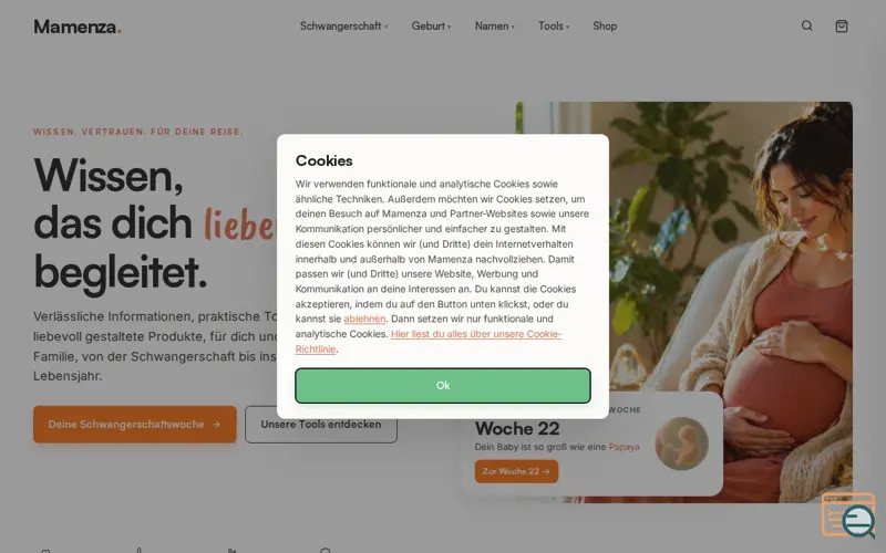 Screenshot of Mamenza